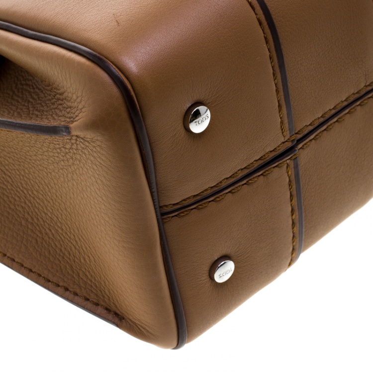 Pre Owned Tod's Brown Leather Micro Sella Satchel