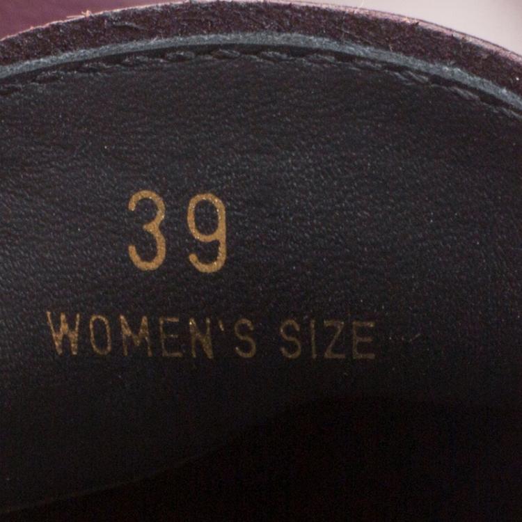 مملوكة مسبقًا Tod's Burgundy Leather Whip Stitch Penny Loafers Size 39
