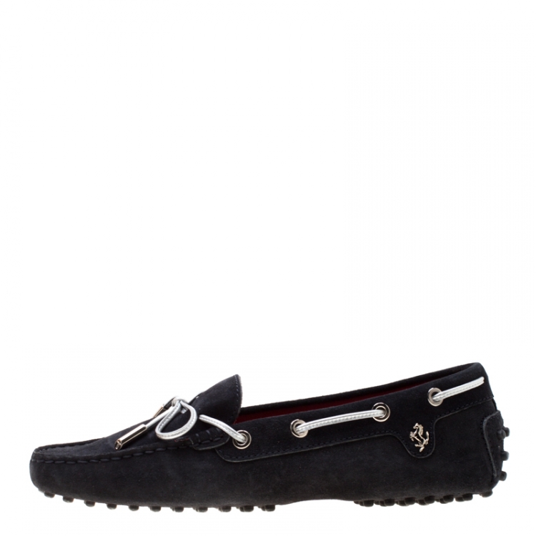 Ferrari store black loafers