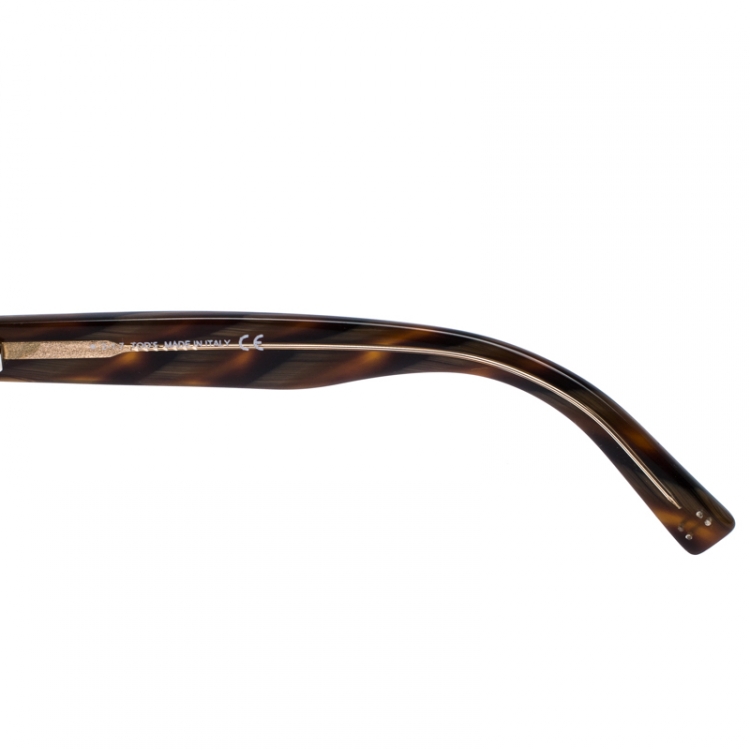 Pre Owned Tod's Brown TO 19652N Round Sunglasses
