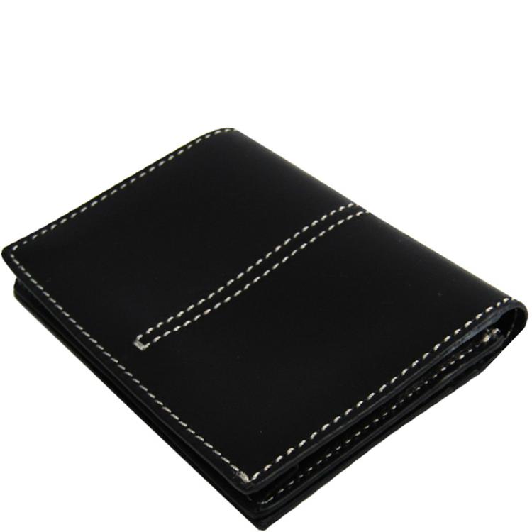 Pre Owned Tod's Black Leather Business Card Holder