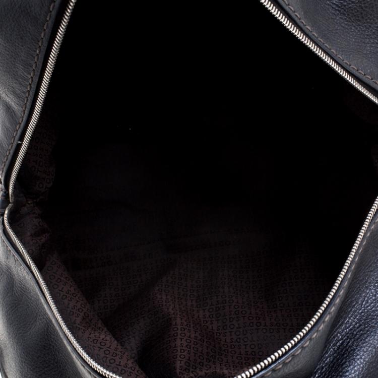 Pre Owned Tod's Black Leather Tote 