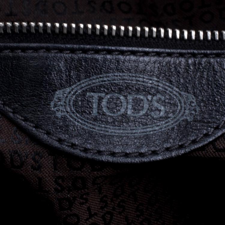 Pre Owned Tod's Black Leather Tote 