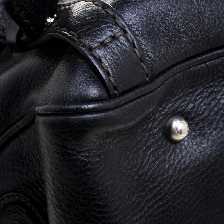 Pre Owned Tod's Black Leather Tote 
