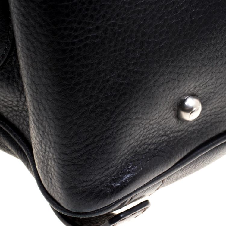 Pre Owned Tod's Black Leather Tote 