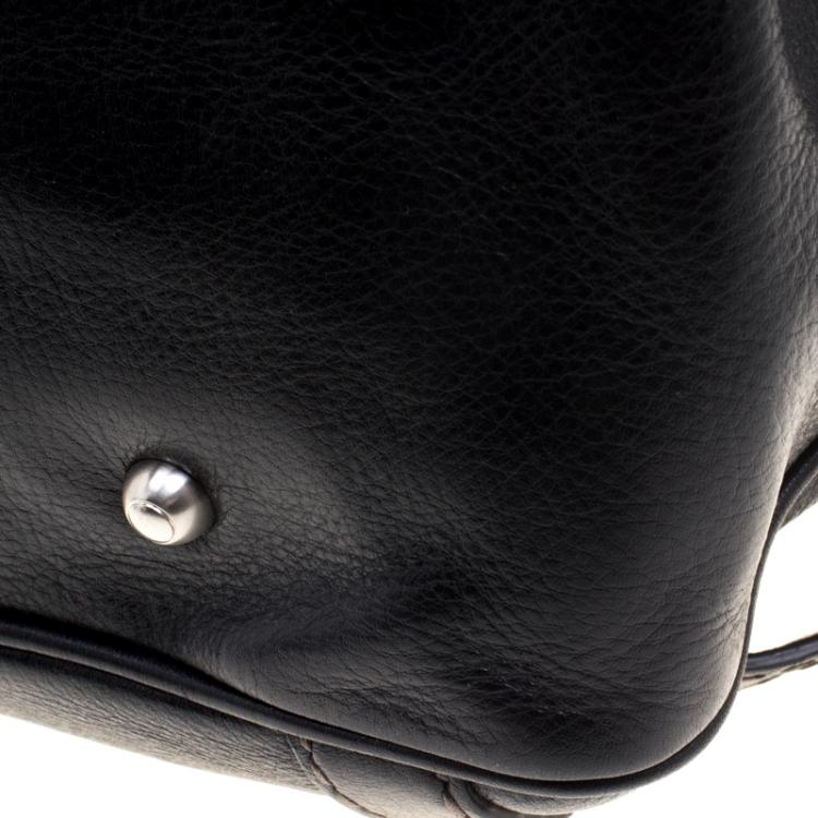 Pre Owned Tod's Black Leather Tote 