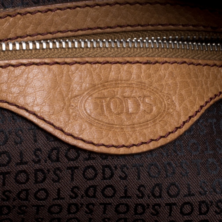 Pre Owned Tod's Brown Leather Large Tote