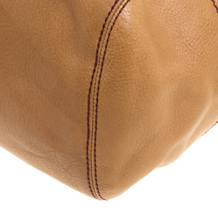 Pre Owned Tod's Brown Leather Large Tote