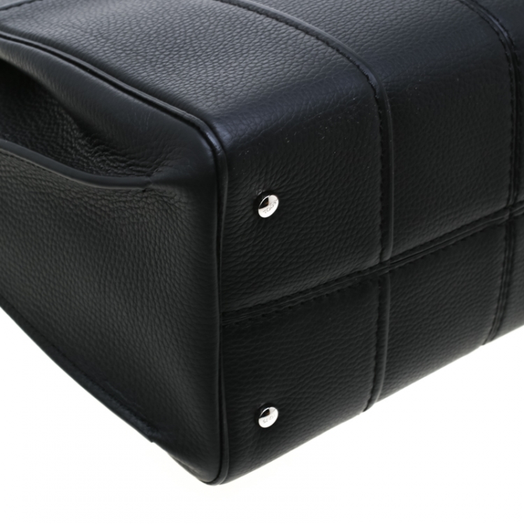 Pre Owned Tod's Black Leather Medium Sella Satchel