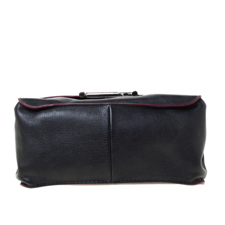 Pre Owned Tod’s Black Leather Top Handle Bag