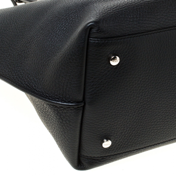 Pre Owned Tod's Black Leather Small Joy Tote