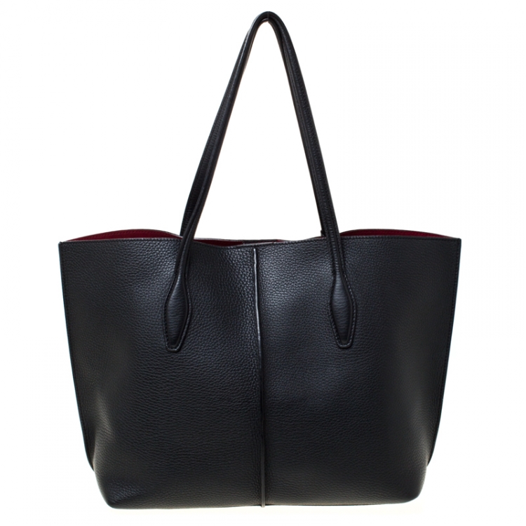 Pre Owned Tod's Black Leather Small Joy Tote