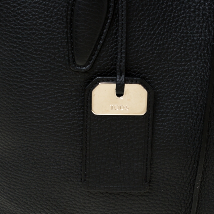 Pre Owned Tod's Black Leather Small Joy Tote