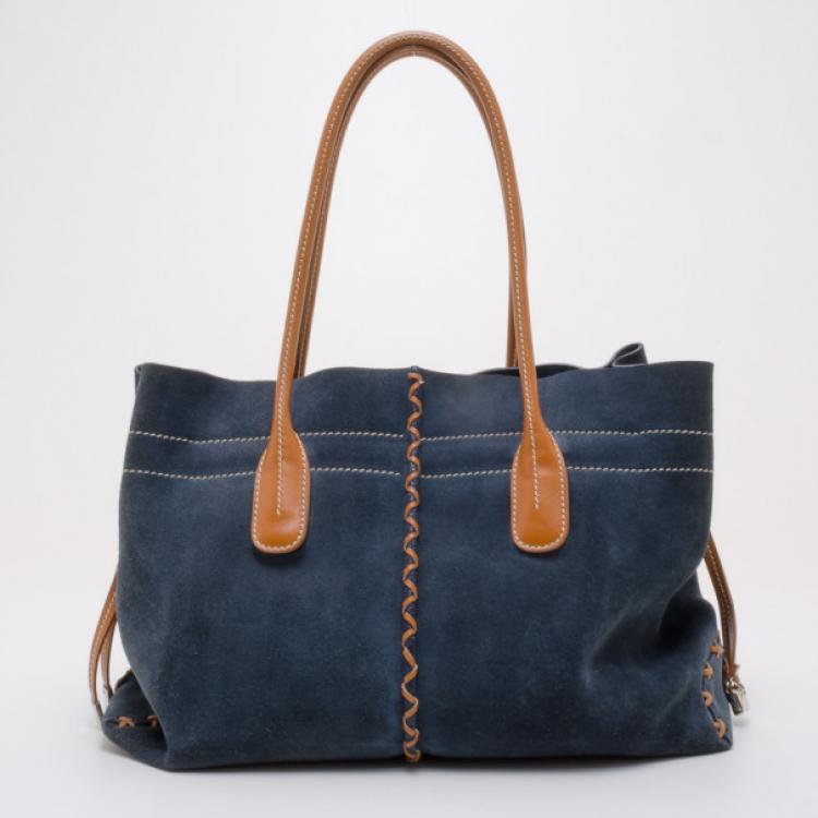 Pre Owned TOD's Suede D-Styling Tote 
