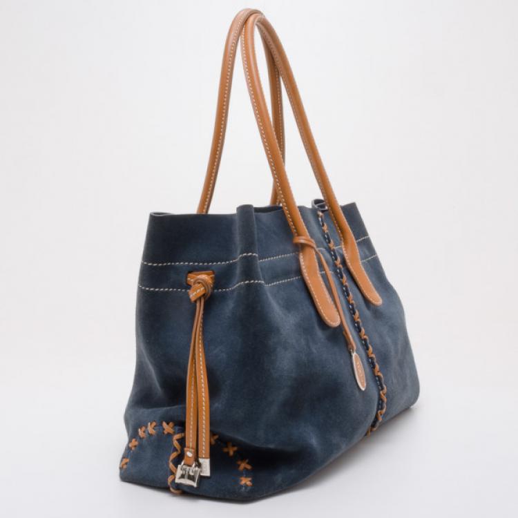 Pre Owned TOD's Suede D-Styling Tote 