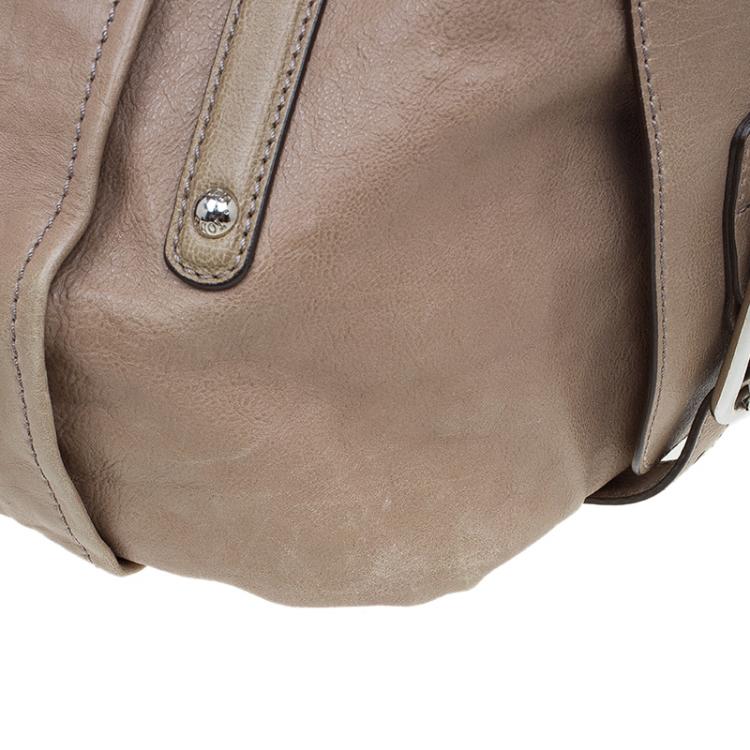 Pre Owned Tod's Beige Leather G-Line Easy Sacca Tote