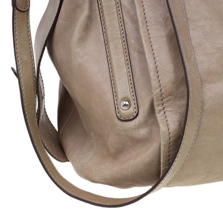 Pre Owned Tod's Beige Leather G-Line Easy Sacca Tote