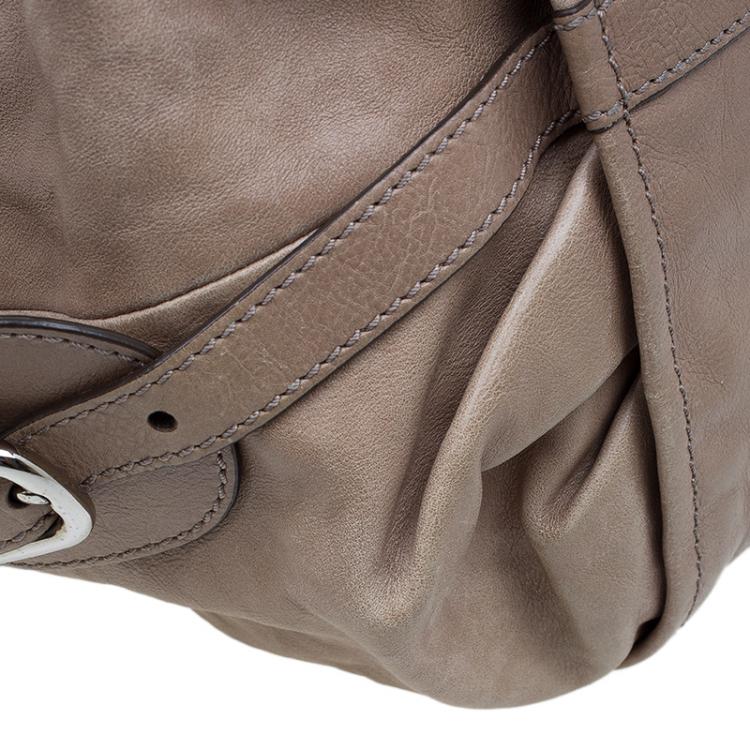 Pre Owned Tod's Beige Leather G-Line Easy Sacca Tote