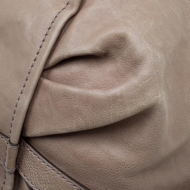 Pre Owned Tod's Beige Leather G-Line Easy Sacca Tote