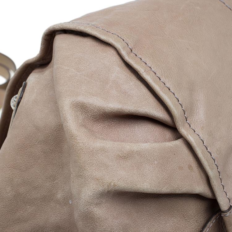 Pre Owned Tod's Beige Leather G-Line Easy Sacca Tote