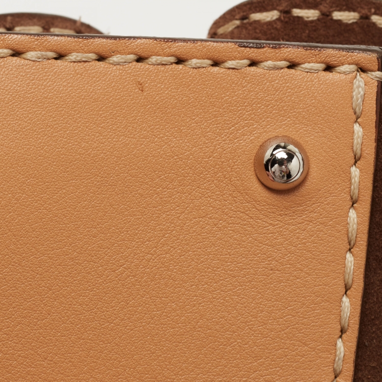 Pre Owned Tod's Brown Suede and Leather Satchel