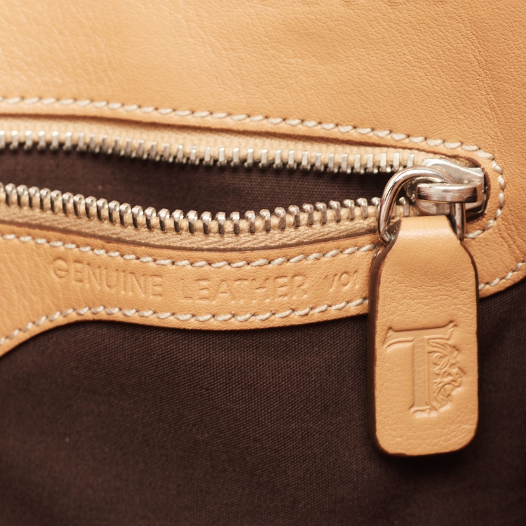 Pre Owned Tod's Brown Suede and Leather Satchel