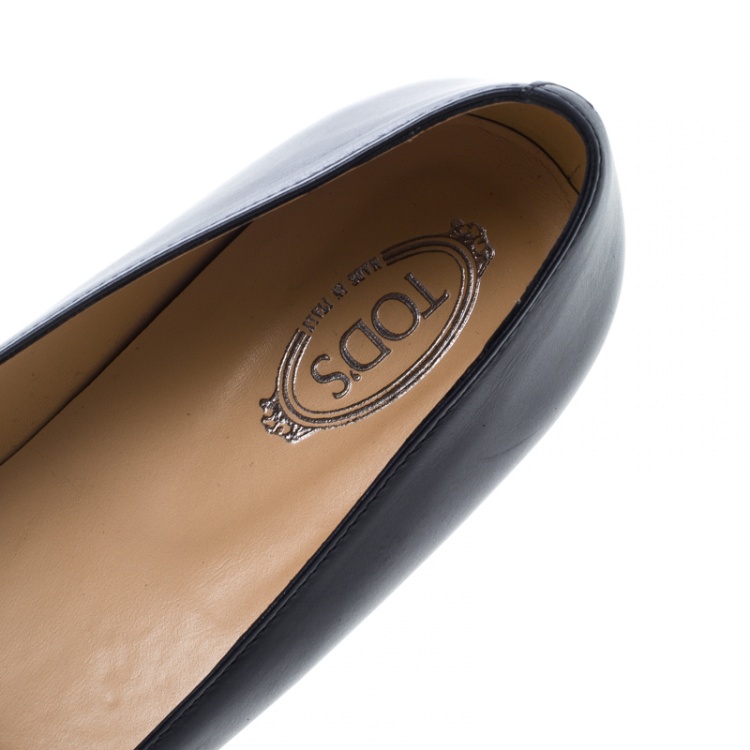 Pre Owned Tod's Multicolor Leather Tassel Fringe Detail Loafers Size 37