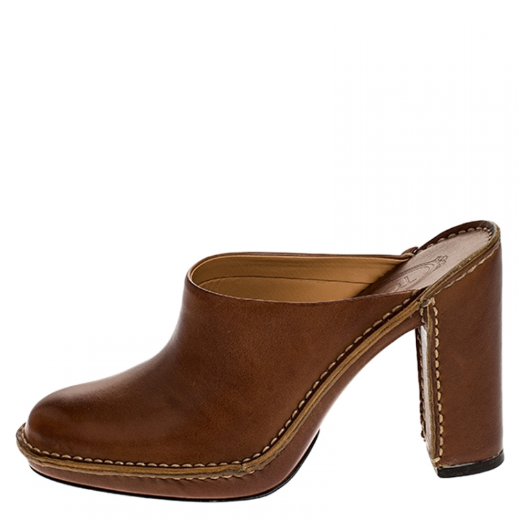 Dylan Burnished Clog in 2023  Me too shoes, Leather mules, Clogs
