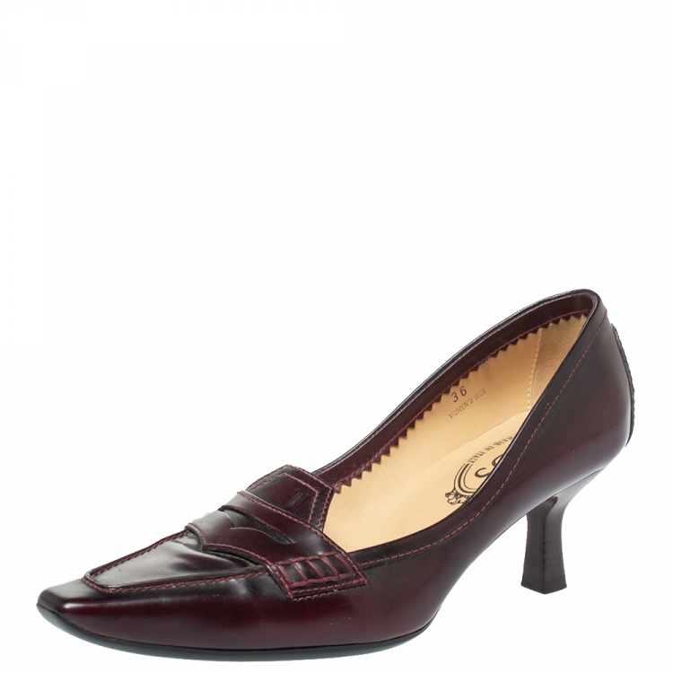 penny loafer pumps