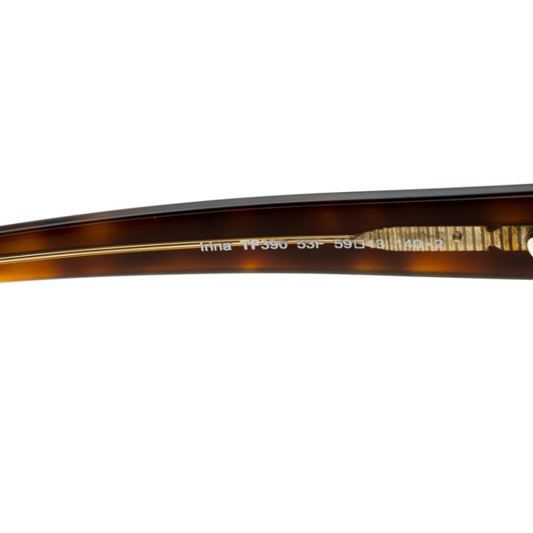 Pre Owned Tom Ford Brown Havan TF390 Irina Sunglasses