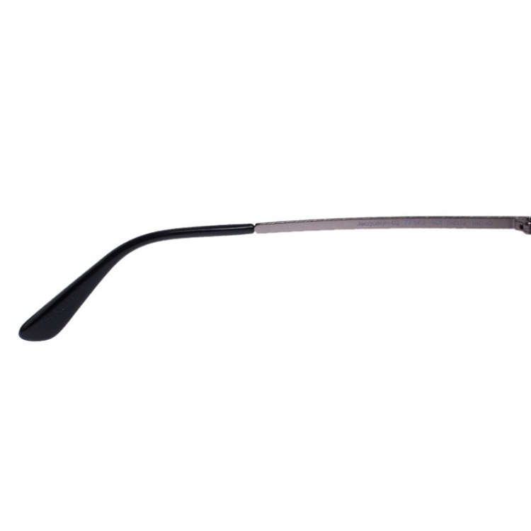 Pre Owned Tom Ford Gunmetal Tone/ Blue Gradient TF563 Jacquelyn Cat Eye Sunglasses