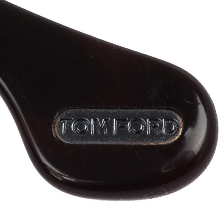 Pre Owned Tom Ford Brown Anouk Cat Eye Woman Sunglasses