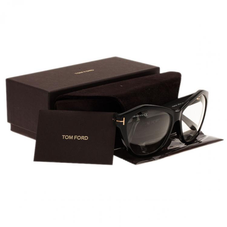 Pre Owned Tom Ford Black Angelina Sunglasses