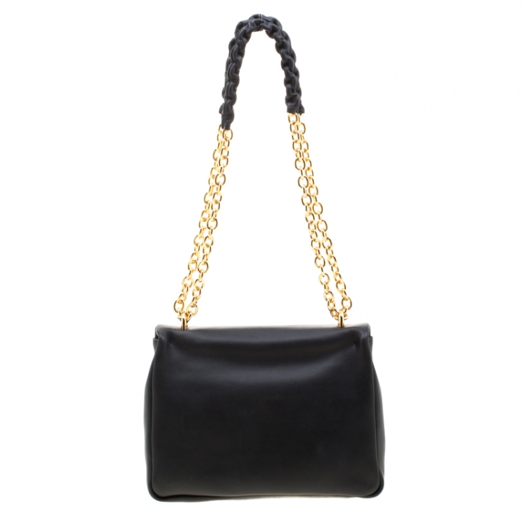 Pre Owned Tom Ford Black Leather Natalia Crossbody Bag