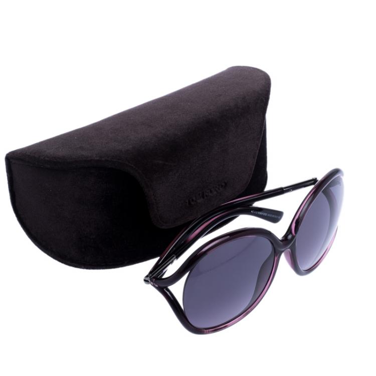 Pre Owned Tom Ford Purple TF 252 Rhi Sunglasses