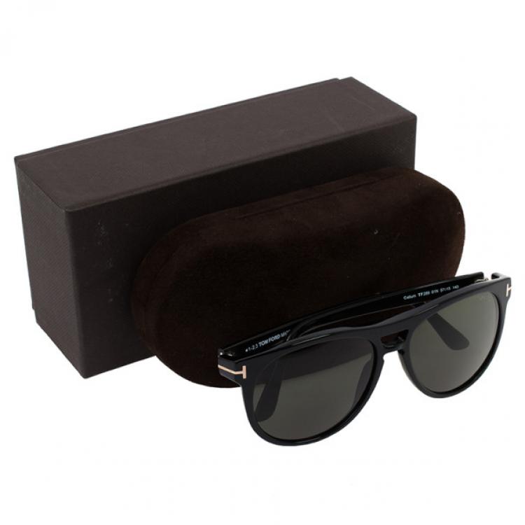 Pre Owned Tom Ford Black Callum Sunglasses