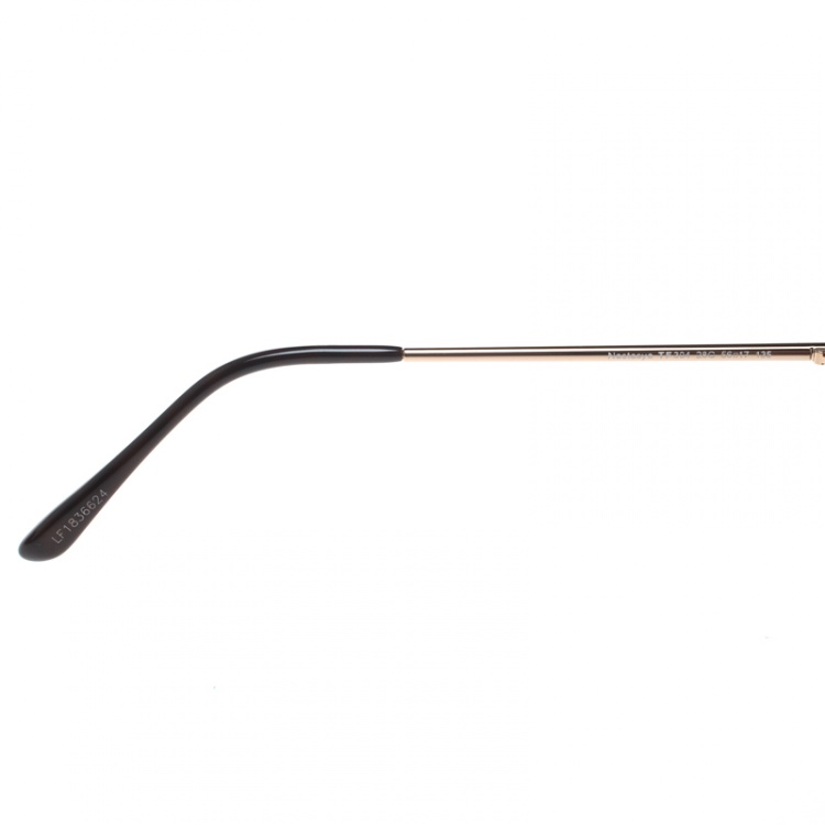 Pre Owned Tom Ford Gold Mirrored TF304 Nastasya Cat Eye Sunglasses