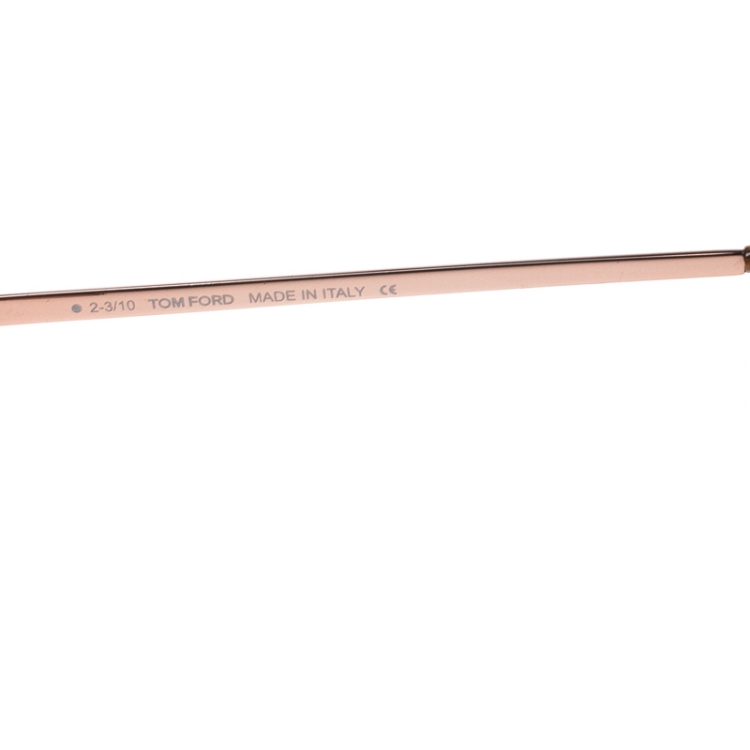 Pre Owned Tom Ford Bronze/Brown TF182 Helene Cat Eye Sunglasses