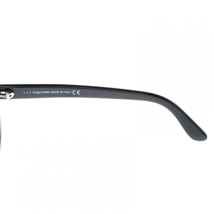 Pre Owned Tom Ford Black/Blue TF920  Benedict Wayfarer Sunglasses