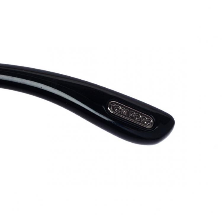 Pre Owned Tom Ford Black Sabrina Round Womens Sunglasses