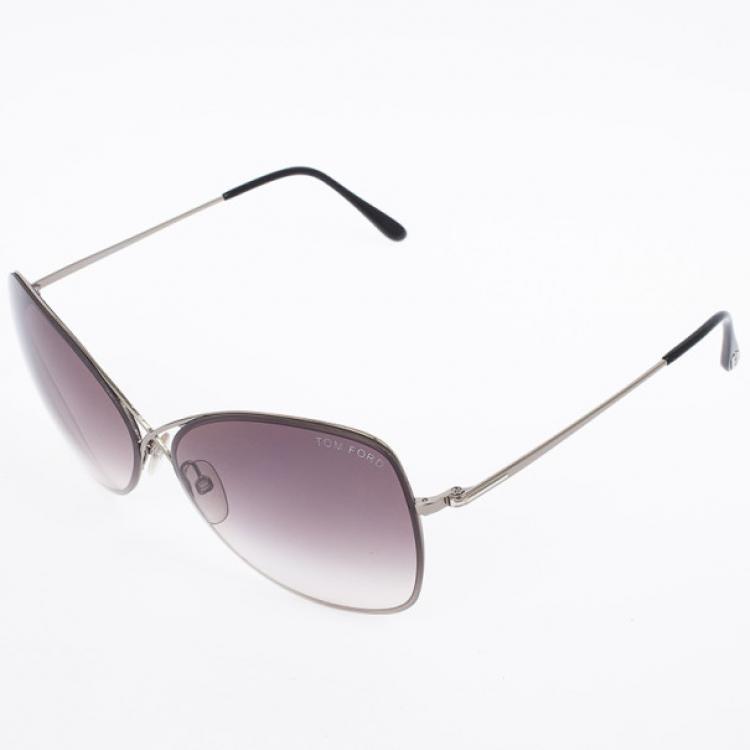 Pre Owned Tom Ford Silver Colette Woman Sunglasses