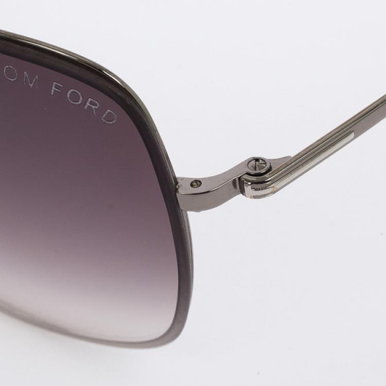 Pre Owned Tom Ford Silver Colette Woman Sunglasses