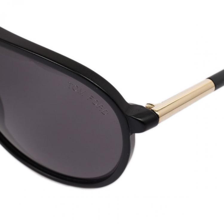Pre Owned Tom Ford Black Eric Woman Aviators