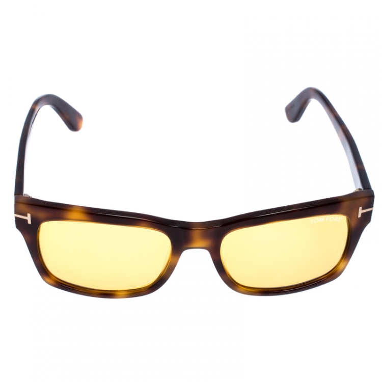 Tom Ford Light Brown Tortoise Frederik Square Sunglasses Tom Ford | TLC