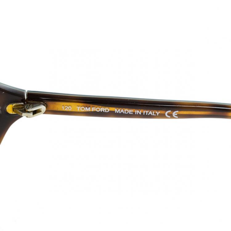 Pre Owned Tom Ford Black Sophia Oval Woman Sunglasses