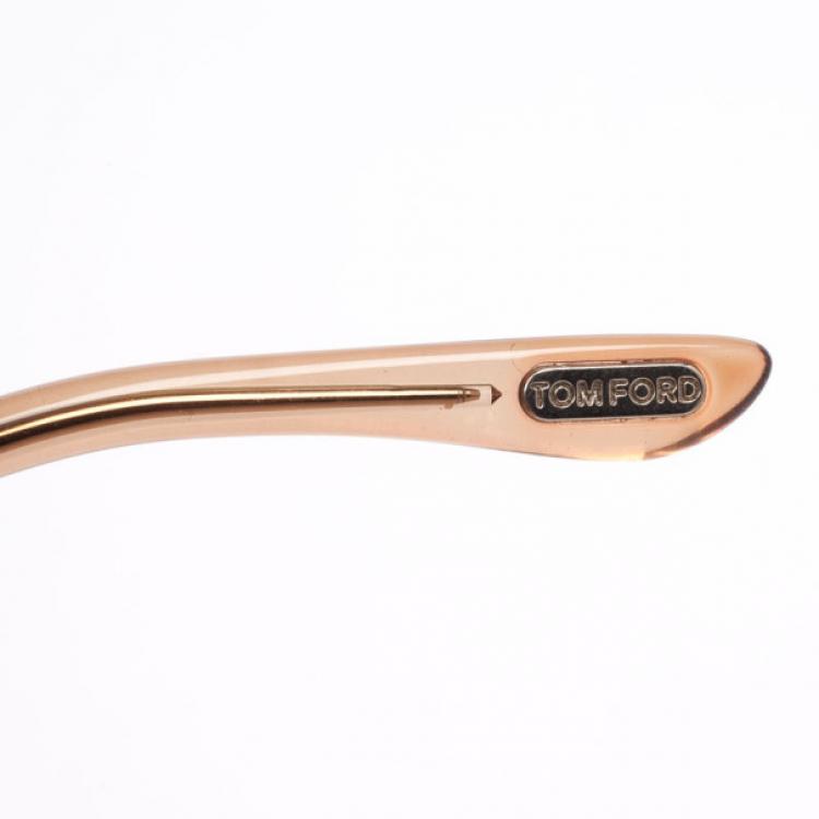 Pre Owned Tom Ford Black Vicky Crossover Women Sunglasses