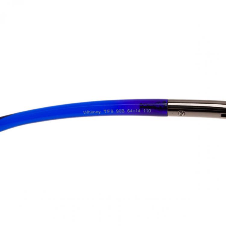 Pre Owned Tom Ford Blue Whitney Sunglasses