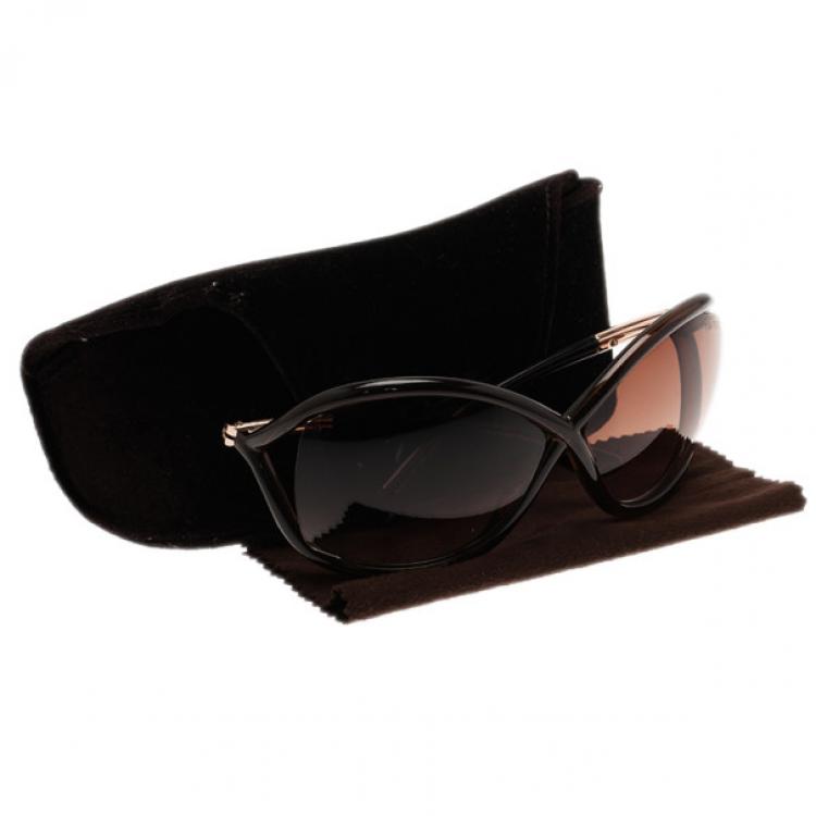 Pre Owned Tom Ford Brown Whitney Sunglasses