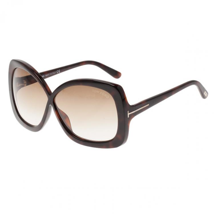 Pre Owned Tom Ford Brown Calgary Sunglasses