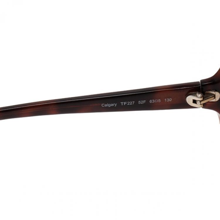 Pre Owned Tom Ford Brown Calgary Sunglasses